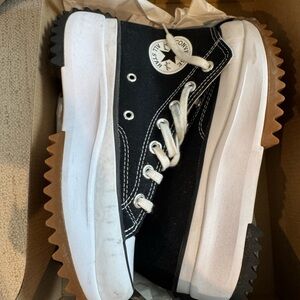 Converse Black and White Athletic Shoes